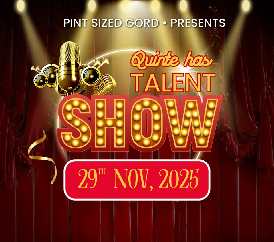 Poster for the upcoming Quinte Has Talent show