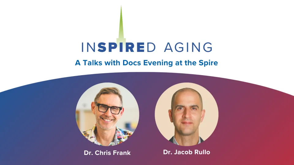 Banner for the upcoming Talks with Docs event