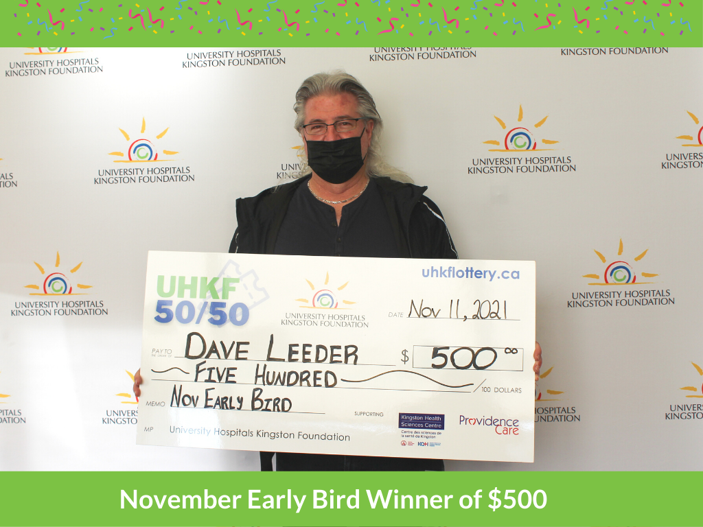 November Early Bird Winner #1
