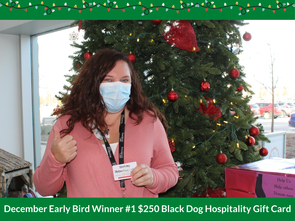 December Early Bird Winner #1
