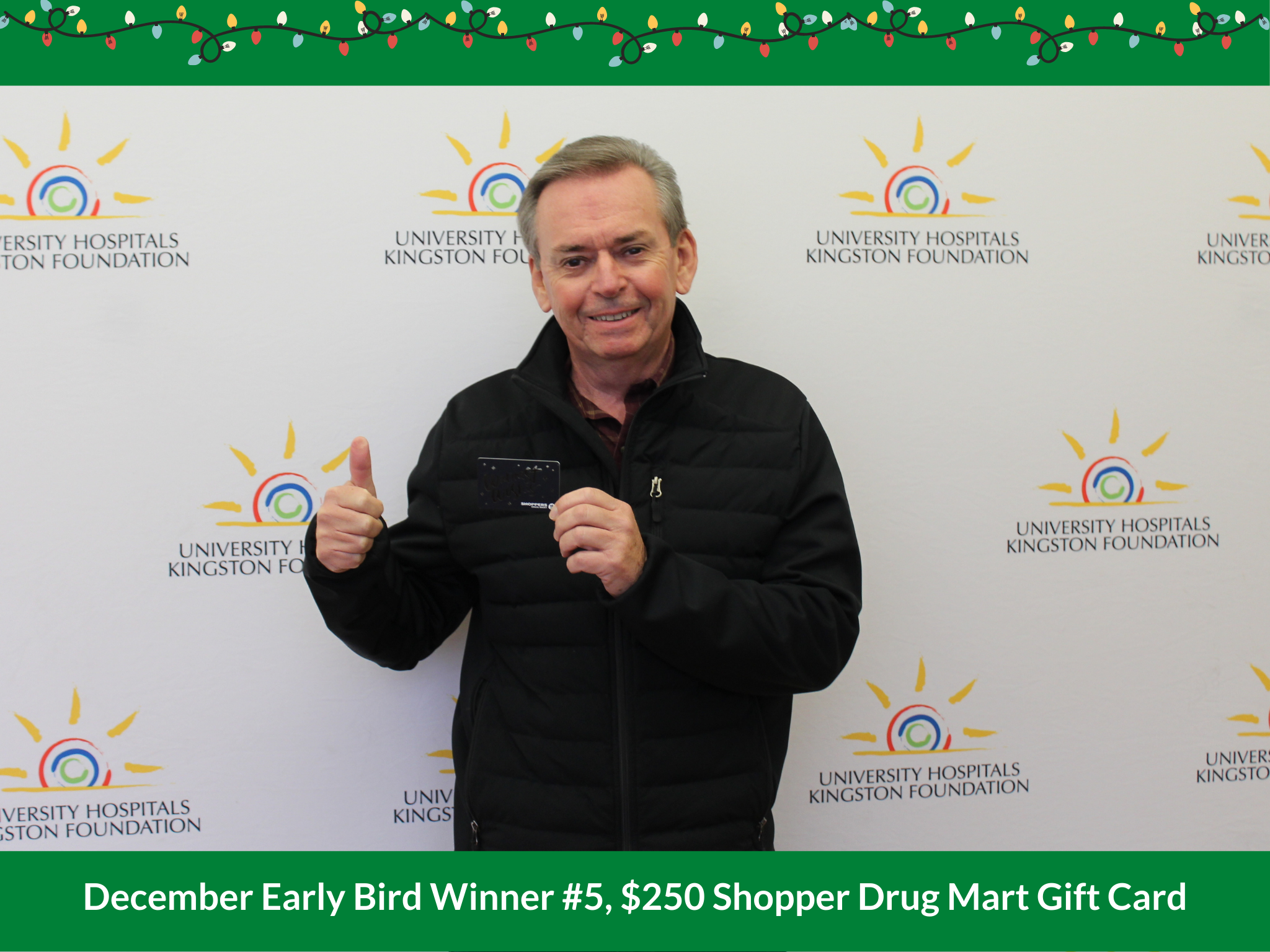 December Early Bird Winner #5