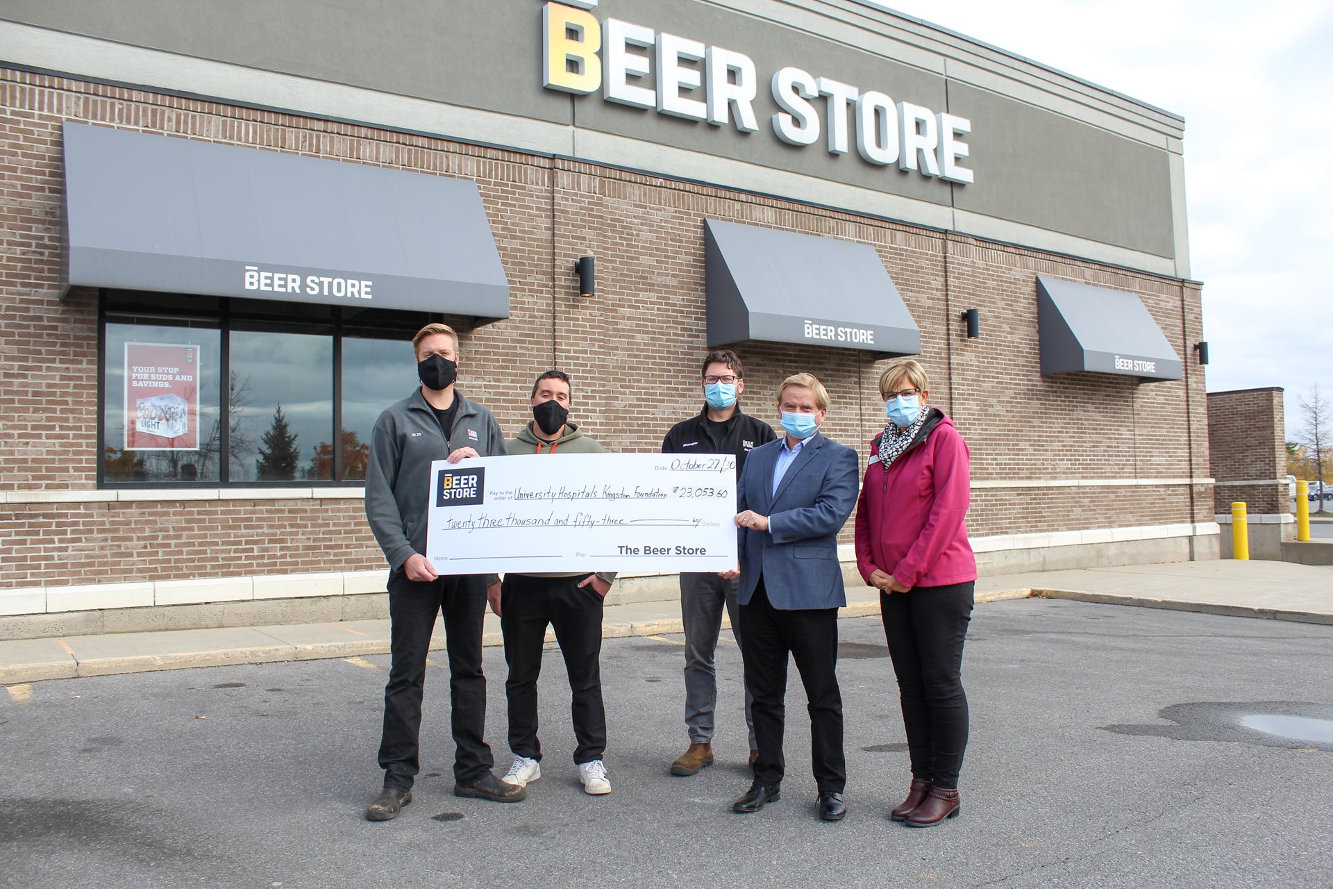 The Beer Store raises more than $23,000 for Kingston Health Sciences Centre Image