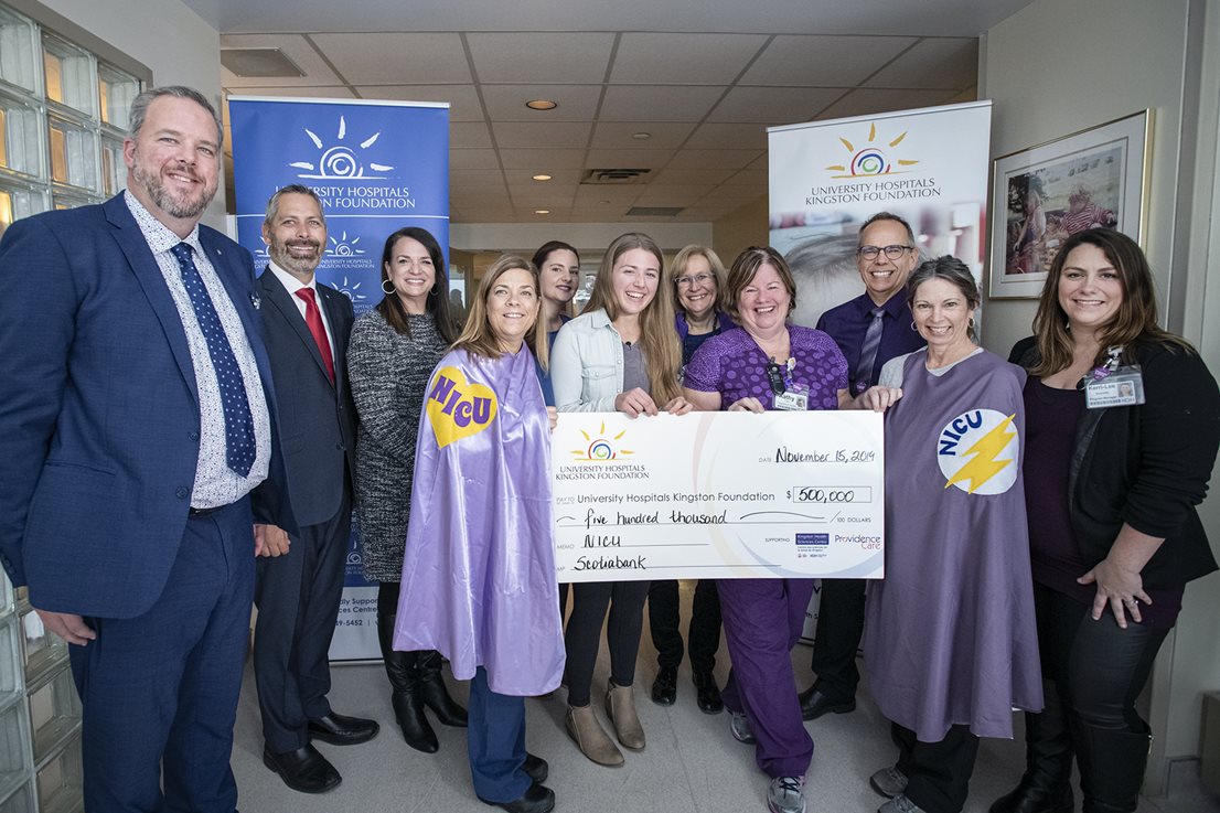 Scotiabank Gives Hope for Parents and Babies at KHSC Image