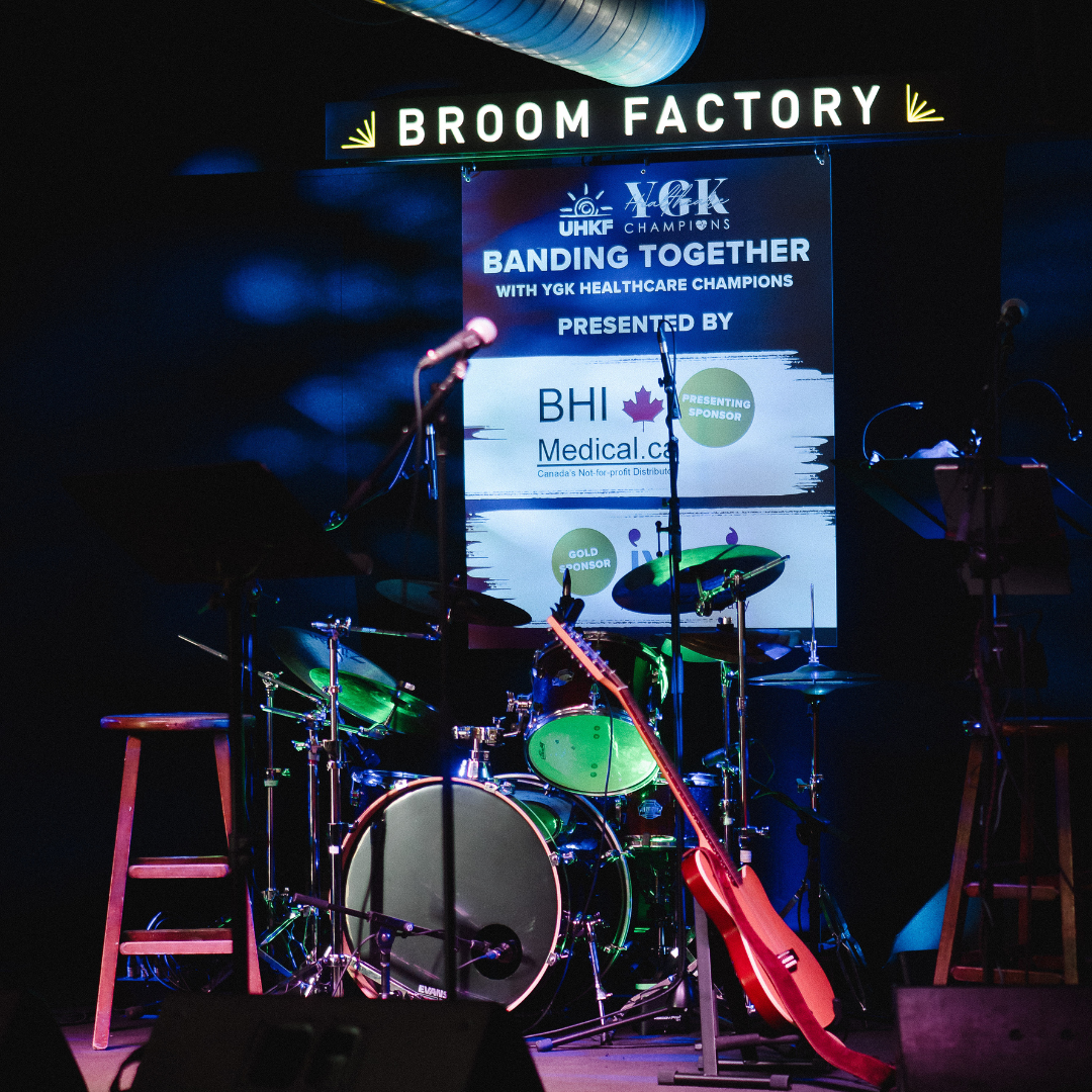 Broom Factory Stage & Sponsors