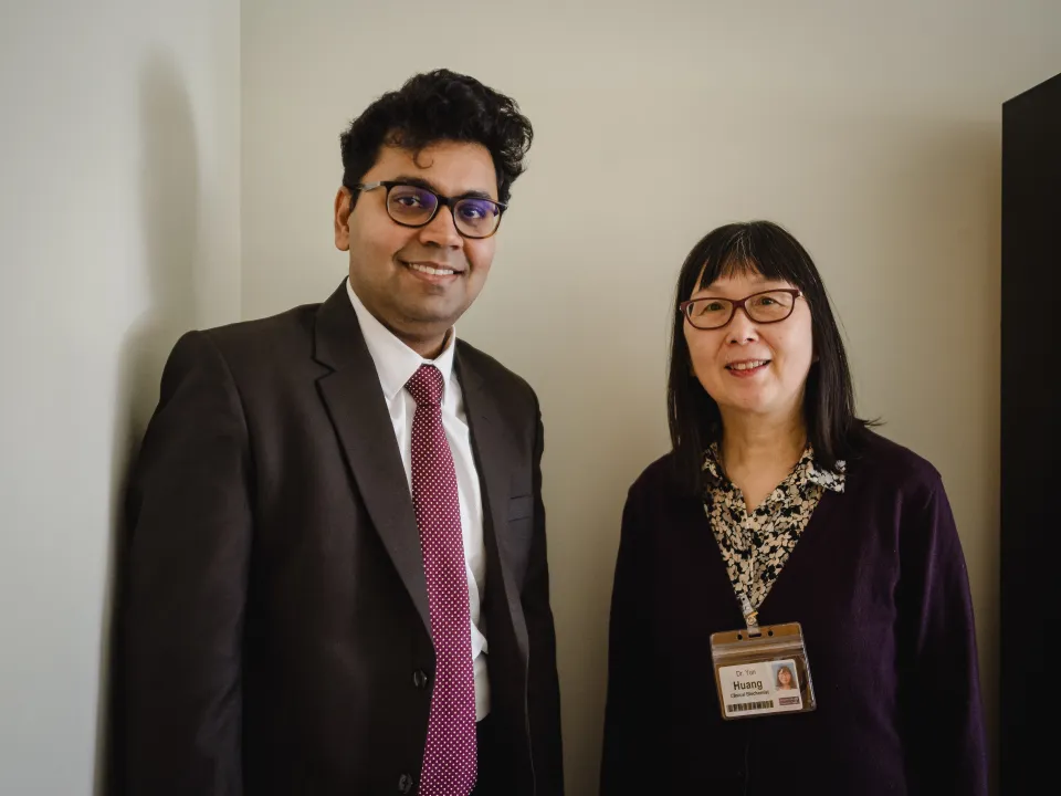 Dr. Durjoy Lahiri and Dr. Yun Huang