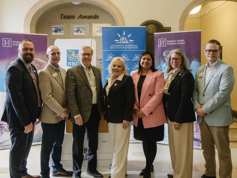 KHSC, UHKF & RBC leadership smiling.