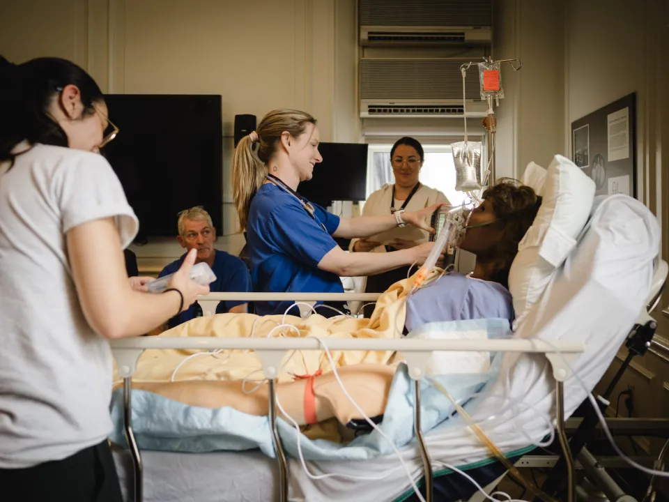 KHSC patient simulation lab.