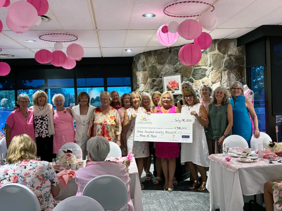 Rose of Hope funding announcement.