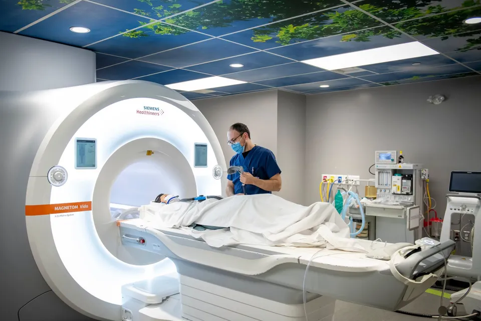  KHSC's 3-Tesla MRI scanner.