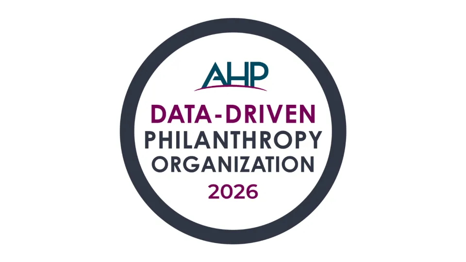 AHP Data Driven Philanthropy Organization 2026 Logo