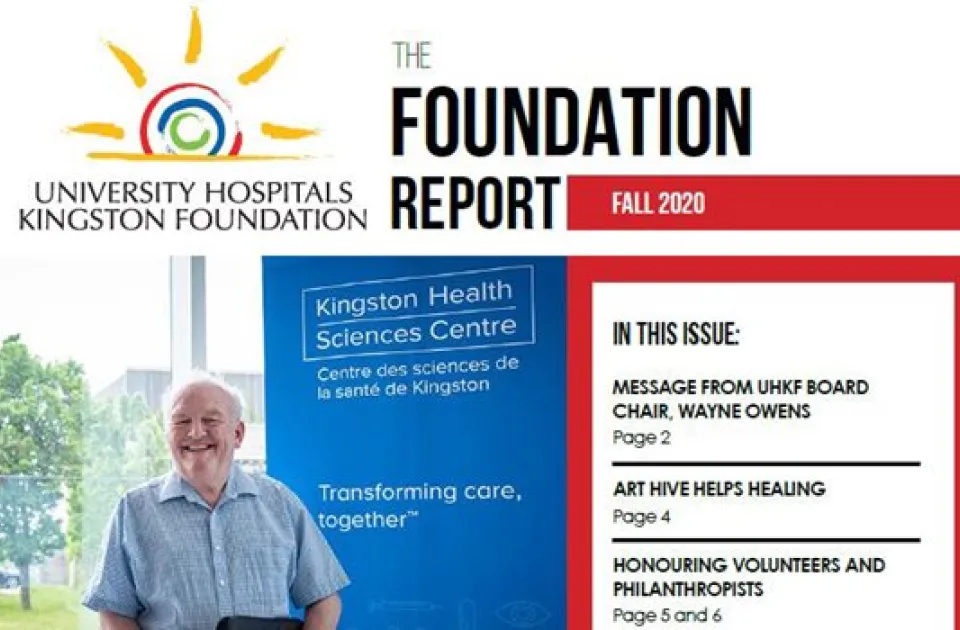 The Fall 2020 Foundation Report Cover