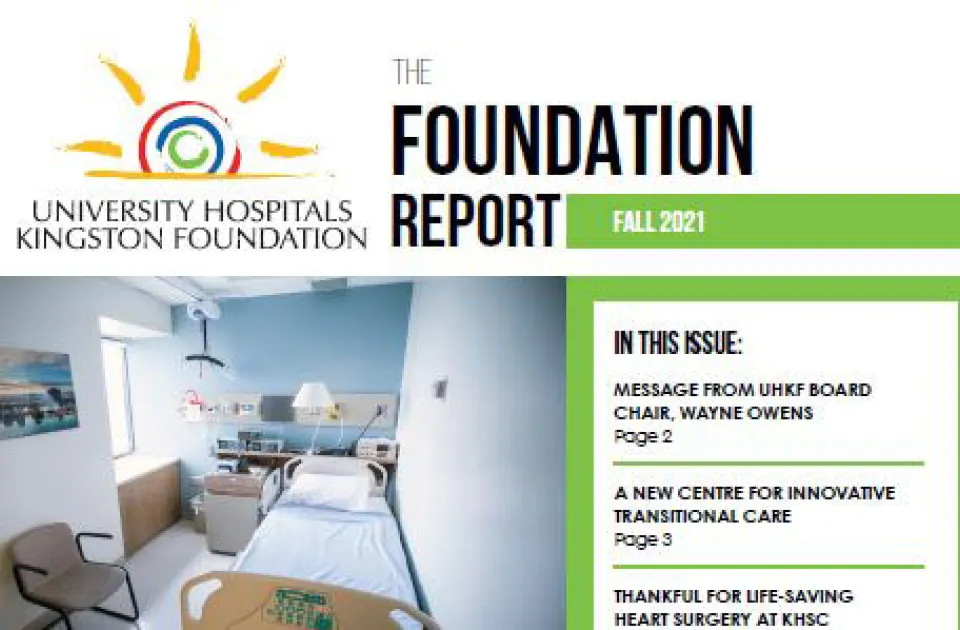 The Fall 2021 Foundation Report Cover