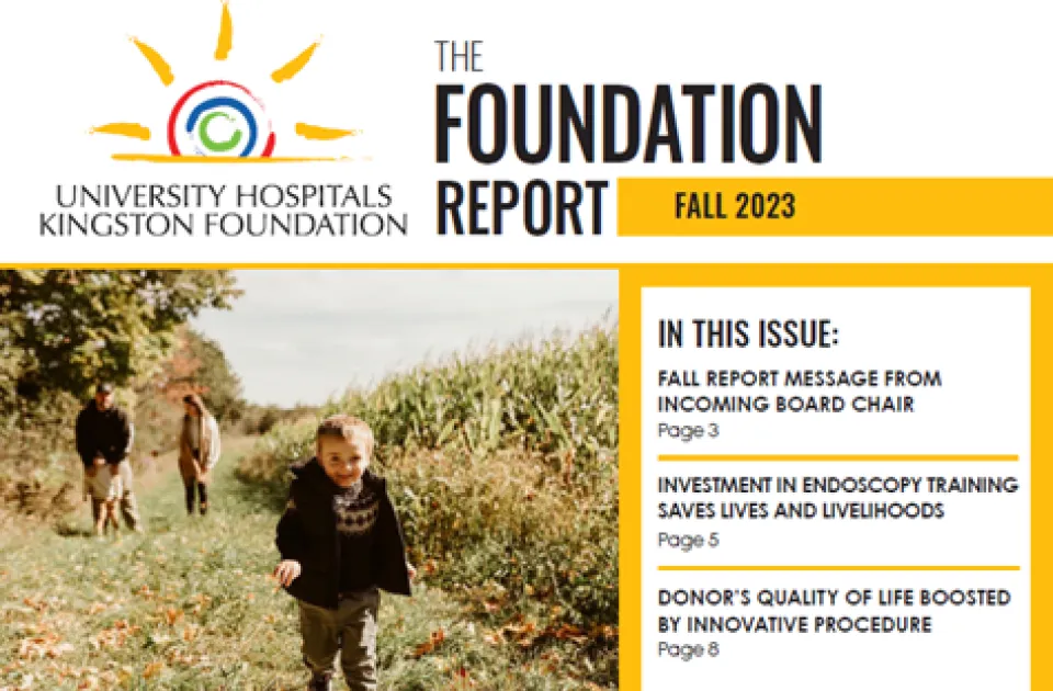 Fall 2023 Foundation Report Cover