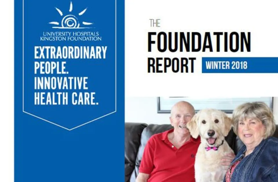 The Winter 2018 Foundation Report Cover