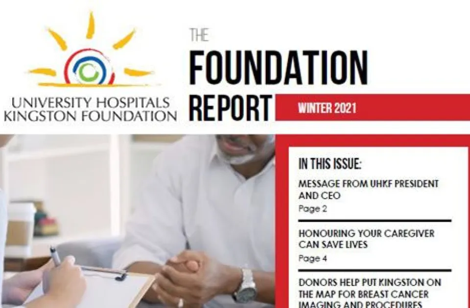 The Winter 2021 Foundation Report