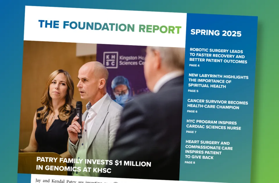 Spring 2025 Foundation Report cover page.