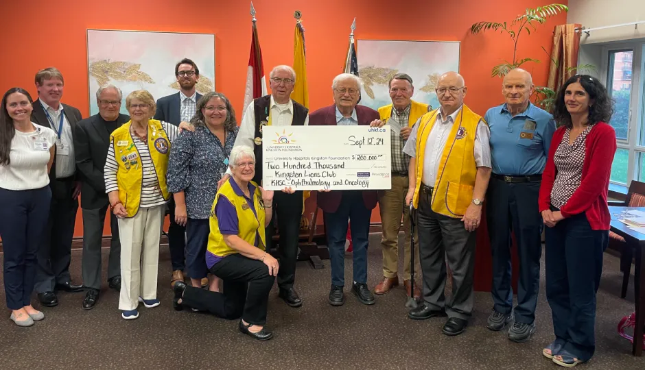 Kingston Lions Club Donation