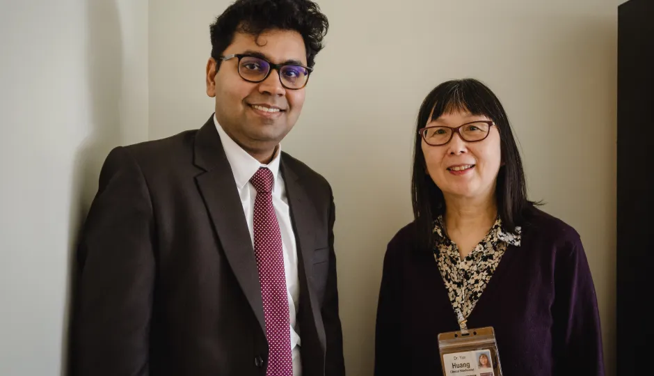 Dr. Durjoy Lahiri and Dr. Yun Huang