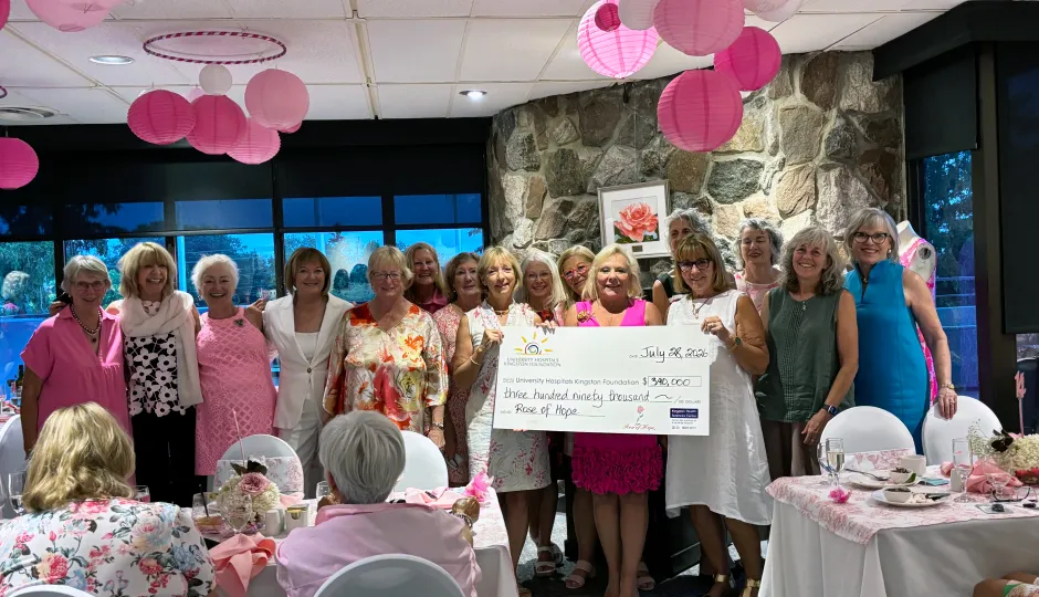 Rose of Hope funding announcement.