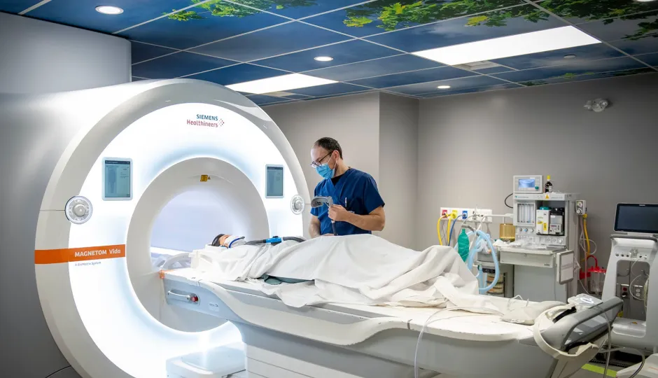  KHSC's 3-Tesla MRI scanner.