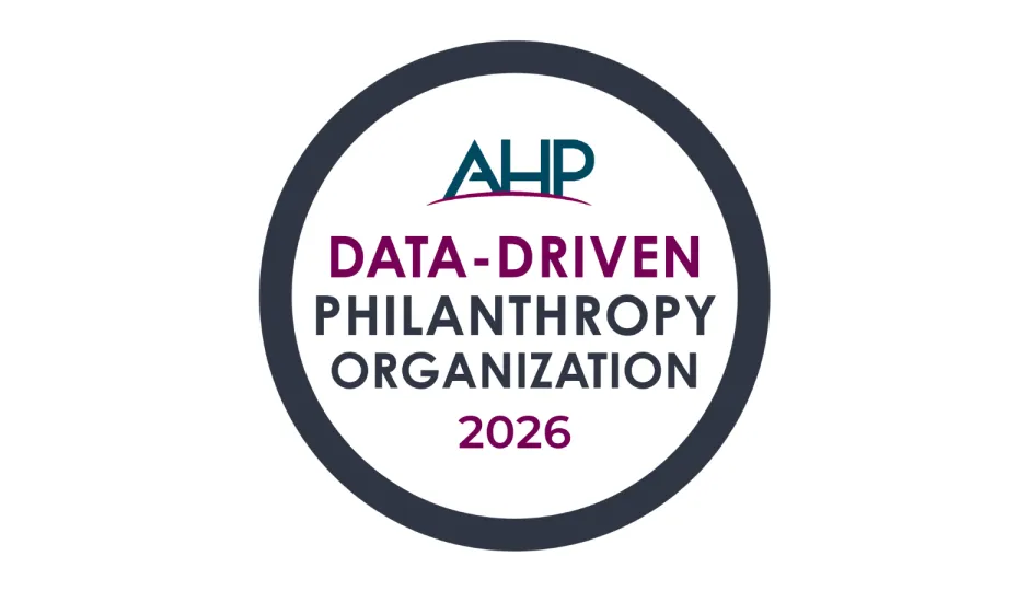 AHP Data Driven Philanthropy Organization 2026 Logo