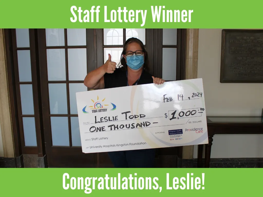 UHKF Staff Lottery Previous Winners