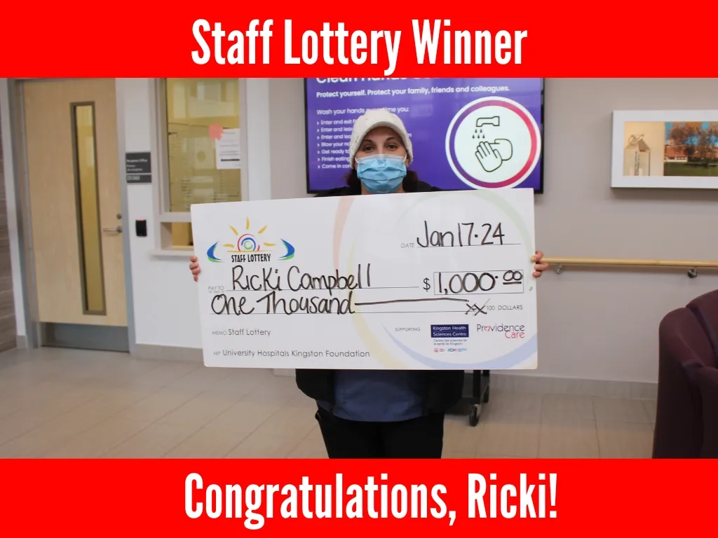 UHKF Staff Lottery Previous Winners