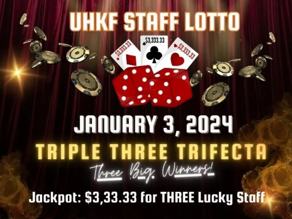 UHKF Staff Lottery Previous Winners