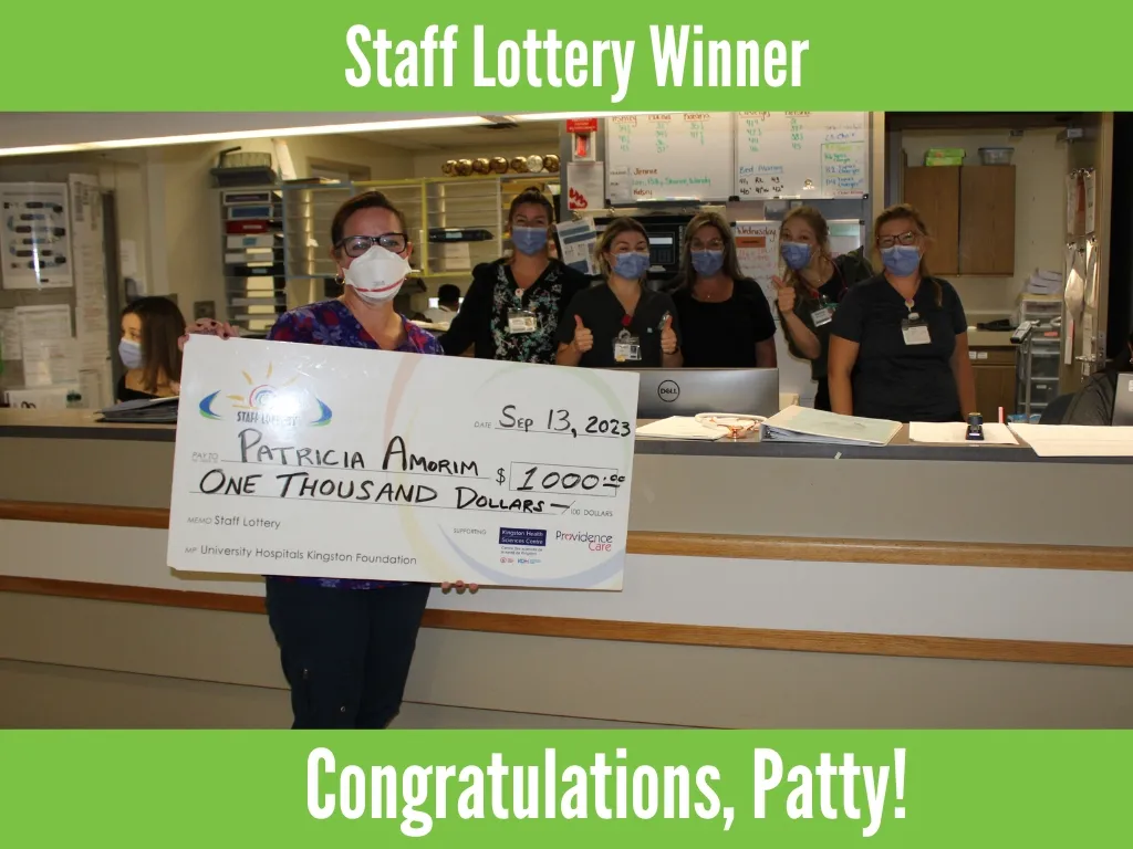 UHKF Staff Lottery Previous Winners