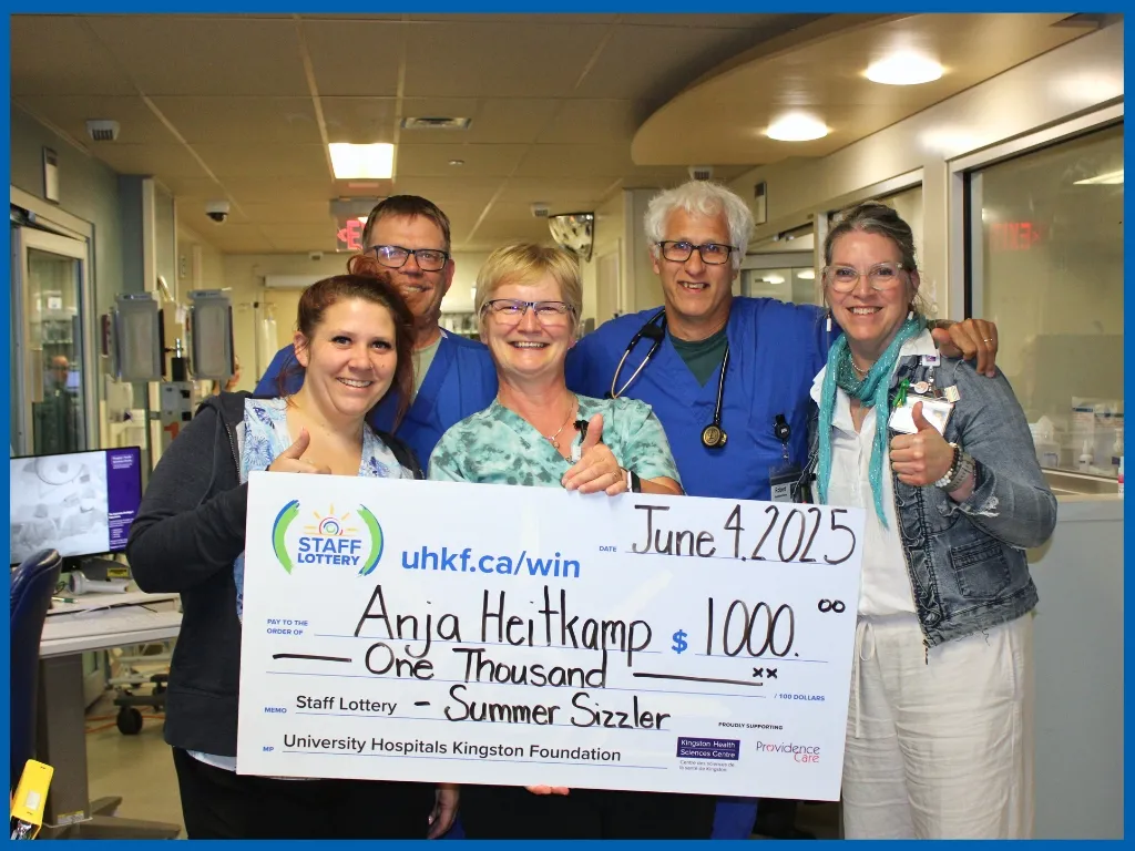  Winner Anja Heitkamp Holding Large Cheque