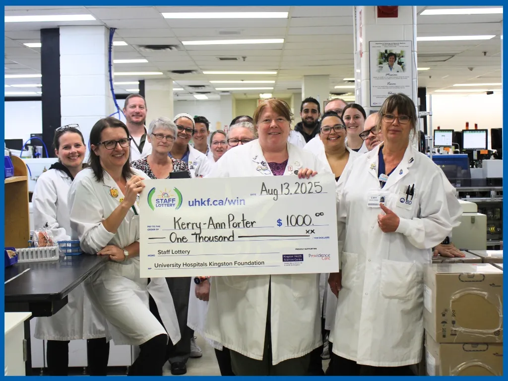  Winner Kerry Ann Porter Holding Large Cheque