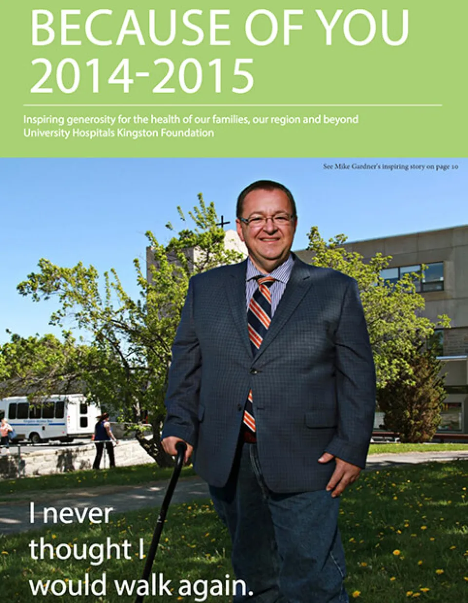 Because of You 2014-2015 Report Cover
