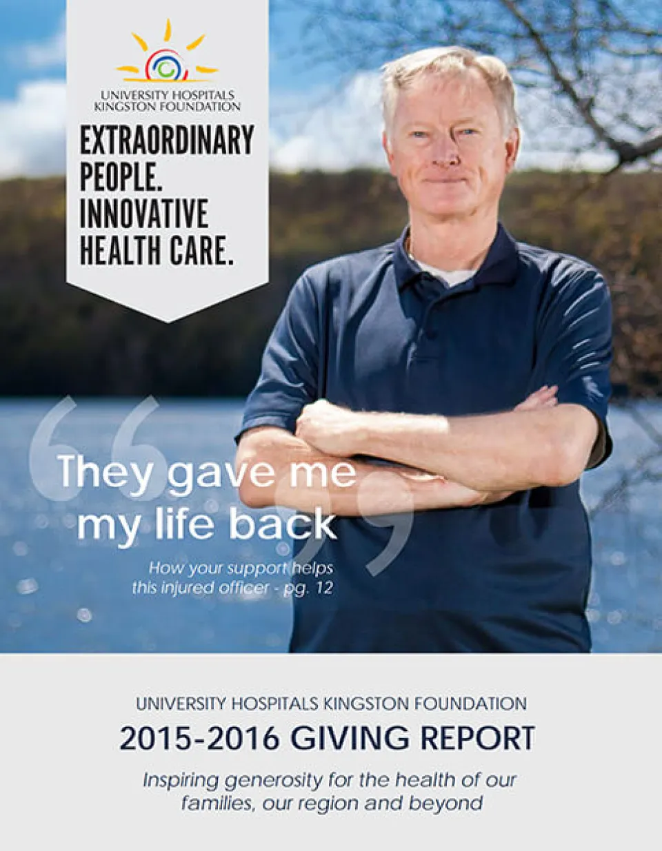 2015- 2016 Giving Report Cover