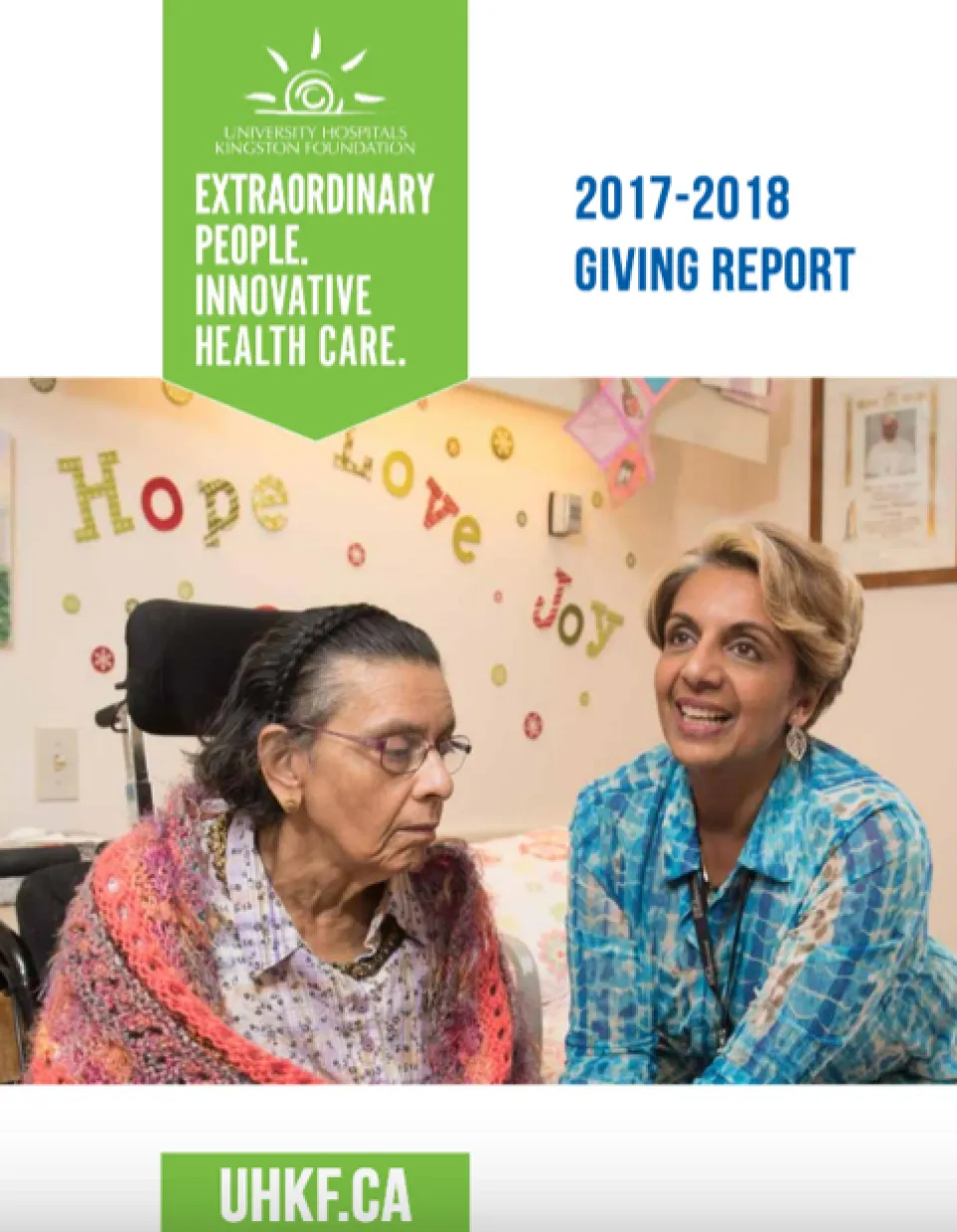 2017-2018 Giving Report Cover