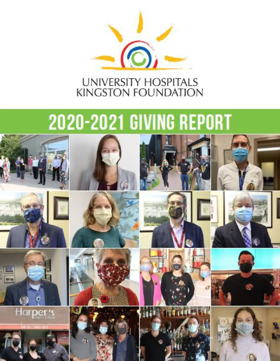 2020-2021 Giving Report Cover