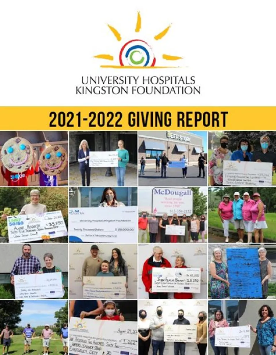 2021-2022 Giving Report Cover