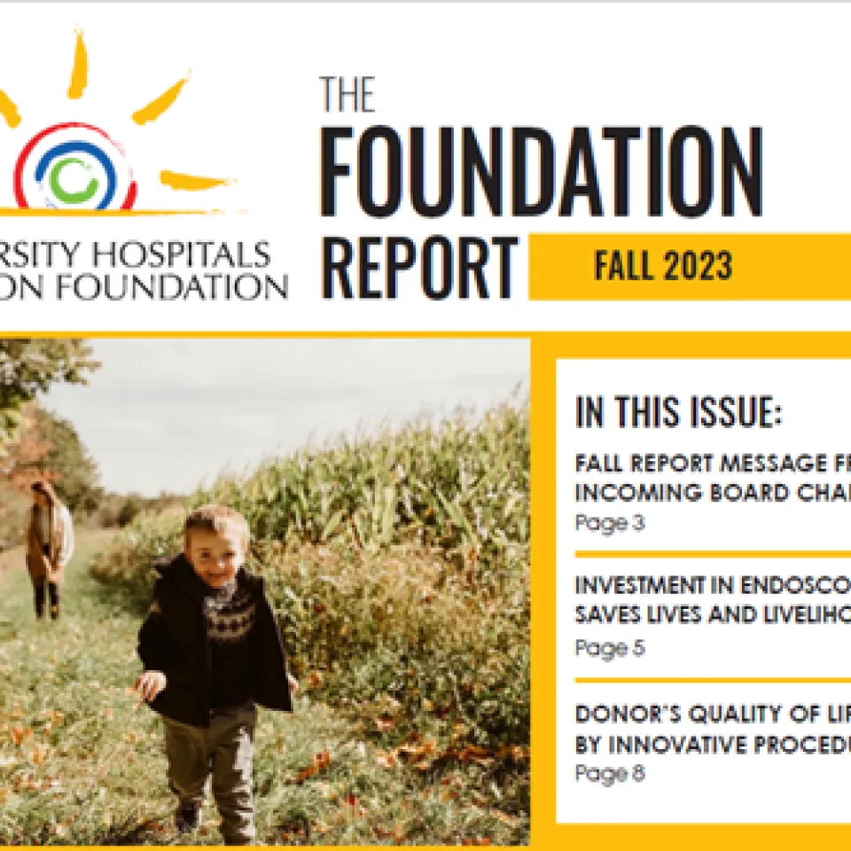 Fall 2023 Foundation Report Cover