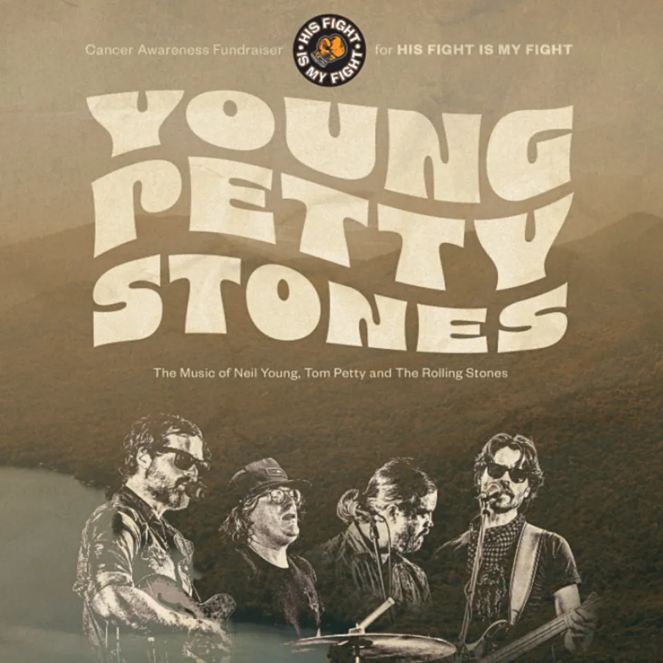 His Fight is My Fight Poster with image of the band Young Petty Stones