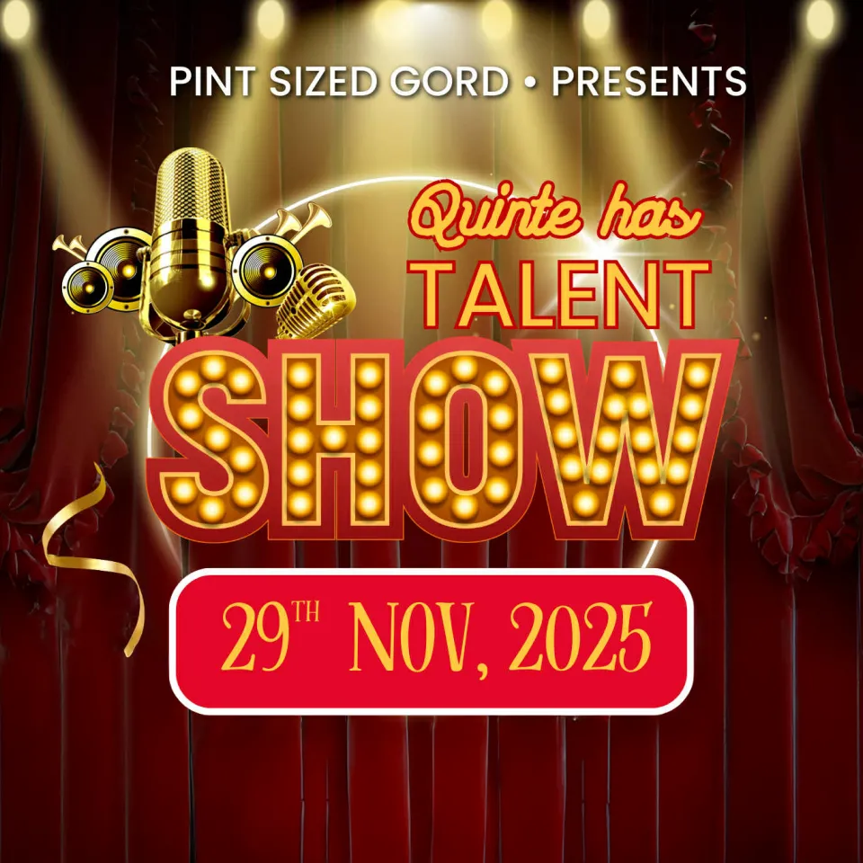 Poster for the upcoming Quinte Has Talent show