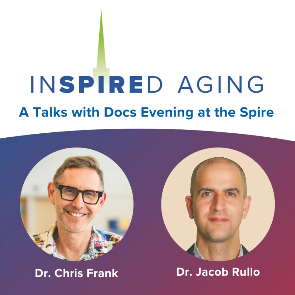 Banner for the upcoming Talks with Docs event